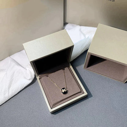 [BLUE TEARS]JEUX DE ROSE GOLD DIAMOND NECKLACE