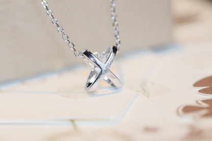[BLUE TEARS]JEUX DE DIAMOND NECKLACE
