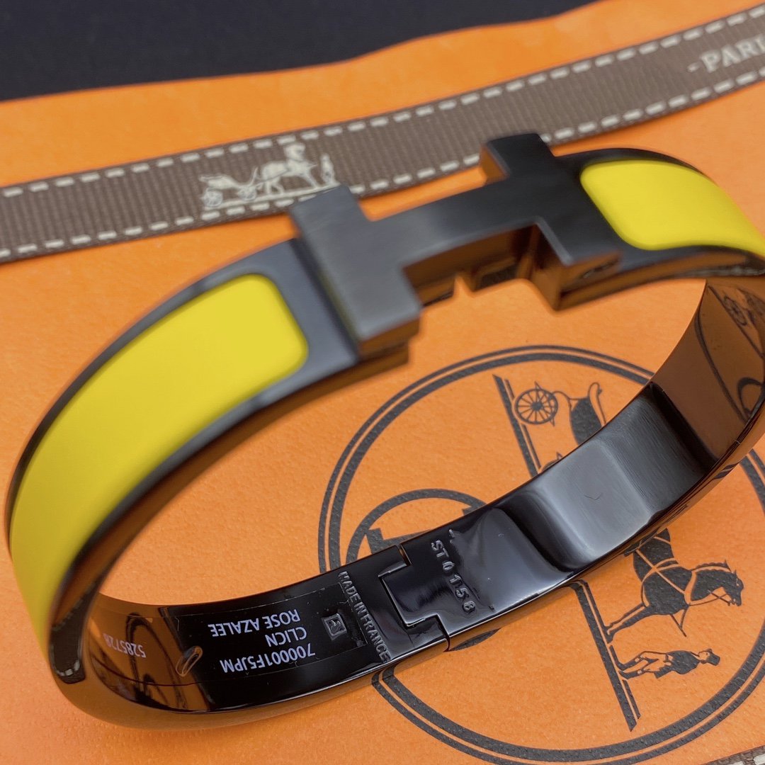 [BLUE TEARS]CLIC HM SO BLACK YELLOW BRACELET