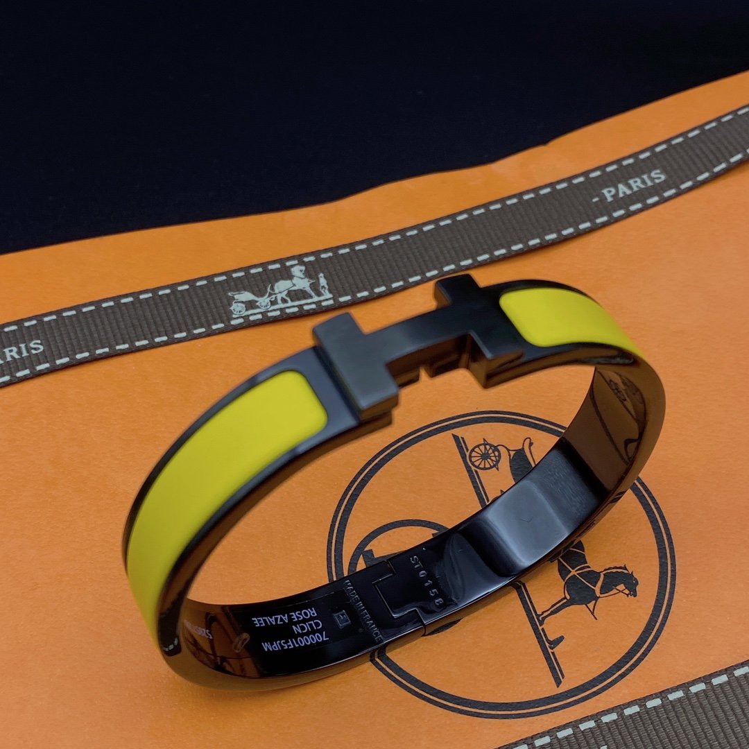 [BLUE TEARS]CLIC HM SO BLACK YELLOW BRACELET
