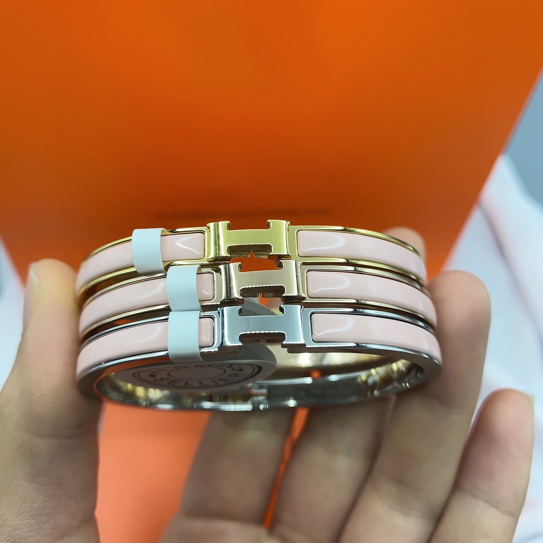 [BLUE TEARS]CLASSIC HM CLIC  PINK 8MM ENAMEL BRACELET