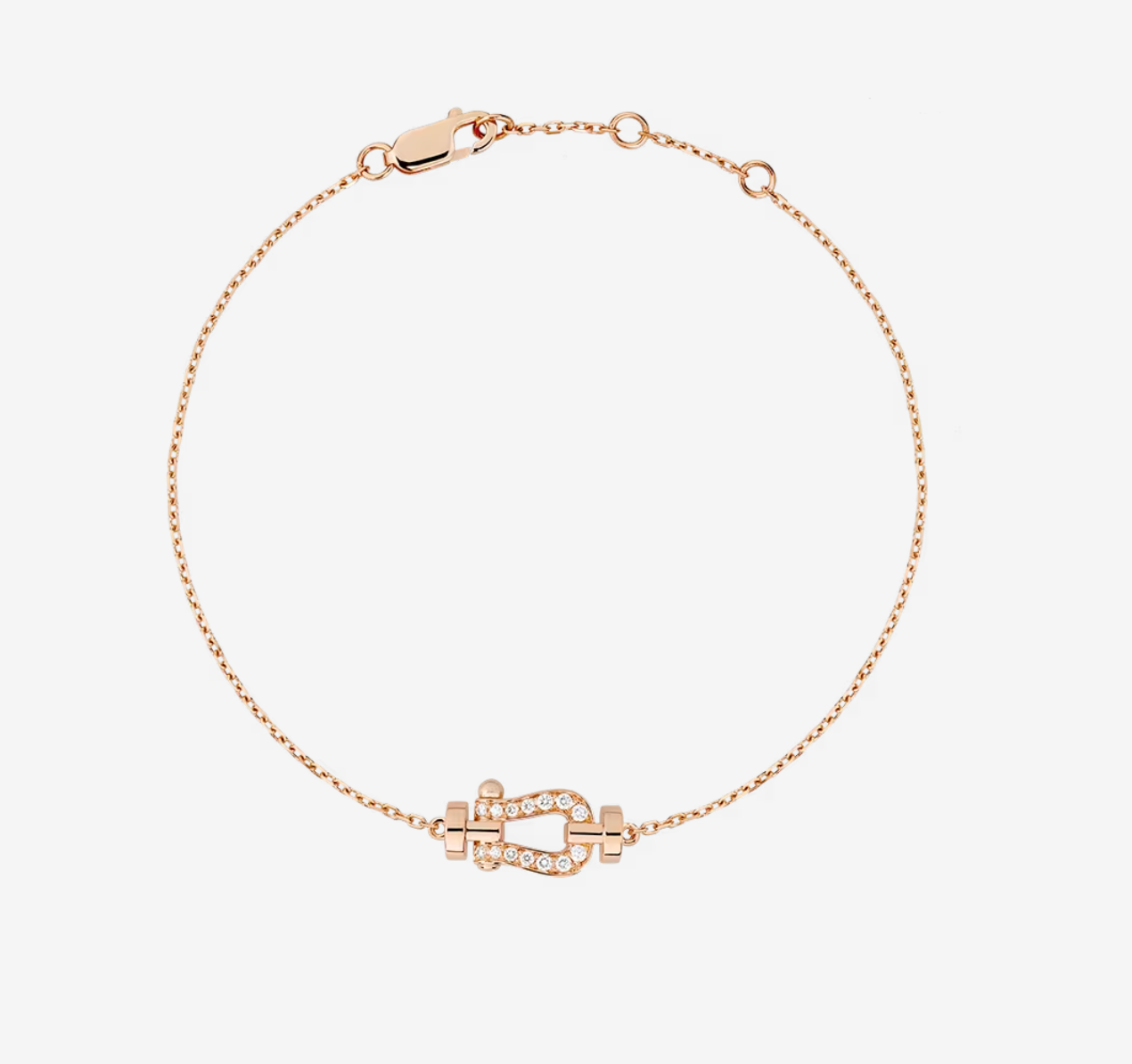 [BLUE TEARS]FORCE 10 FULL DIAMOND BUCKLE CHAIN LINK MINI MODEL