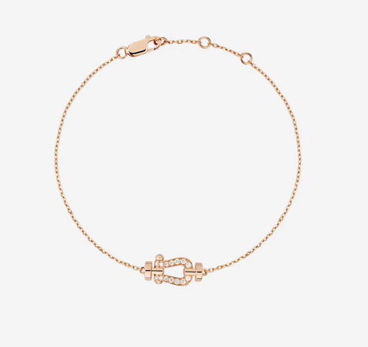 [BLUE TEARS]FORCE 10 FULL DIAMOND BUCKLE CHAIN LINK MINI MODEL