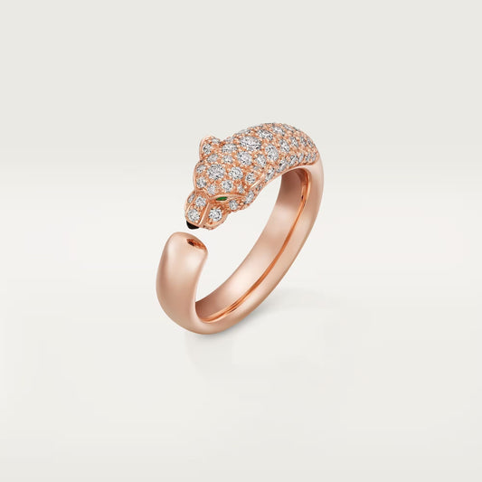 [Blue Tears Jewelry]PANTHERE HALF DIAMOND SMALL RING