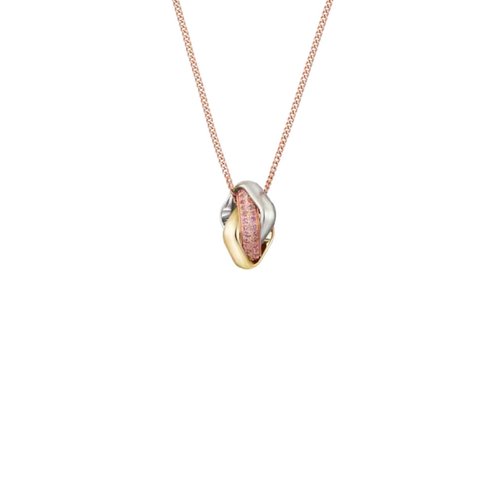 [Blue Tears Jewelry]TRINITY CUSHION NECKLACE COLLECTION