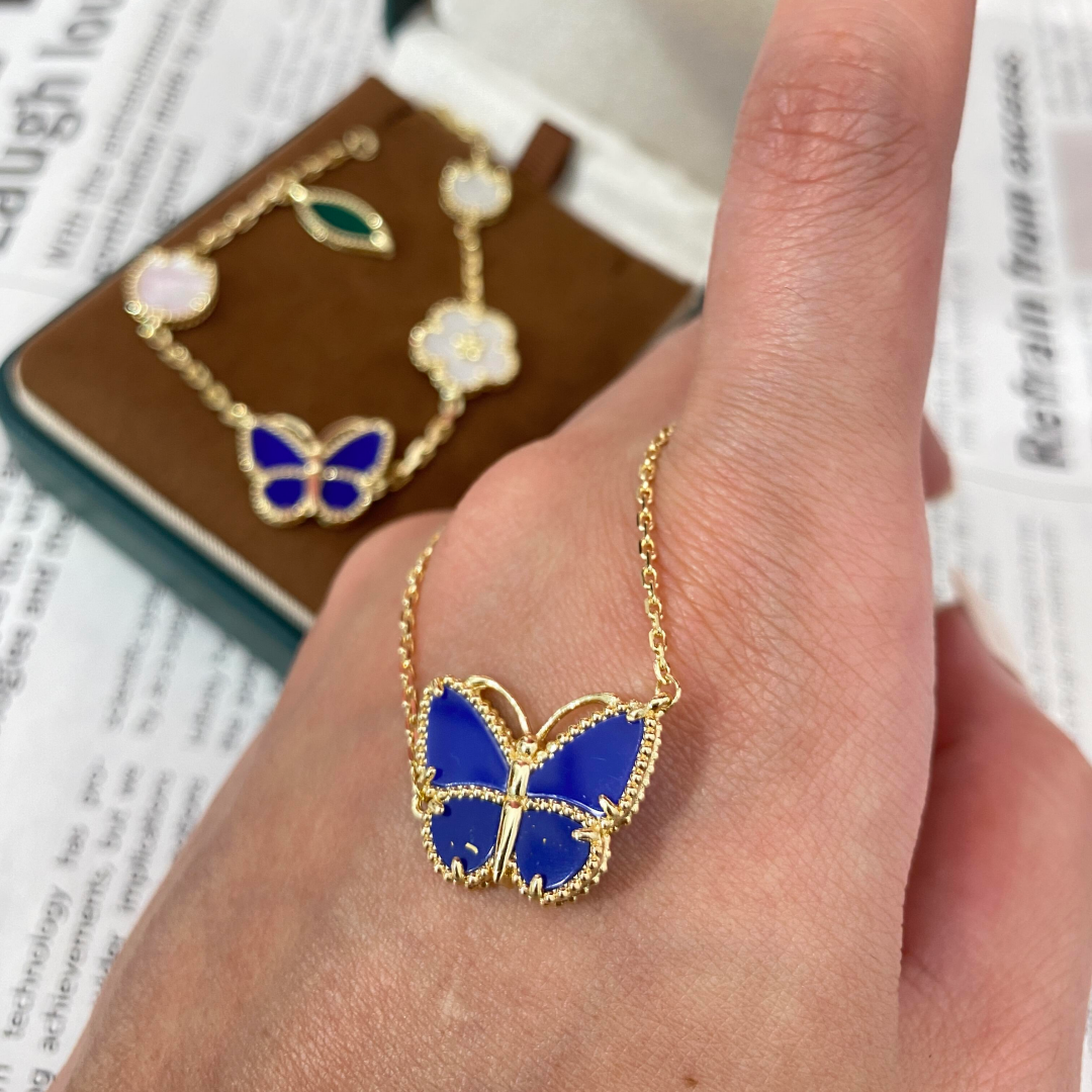 [Blue Tears Jewelry] 2026 NEW LUCKY BUTTERFLY 1 MOTIFS NECKLACE