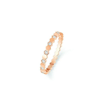 [BLUE TEARS]BEE LOVE RING PINK GOLD DIAMOND