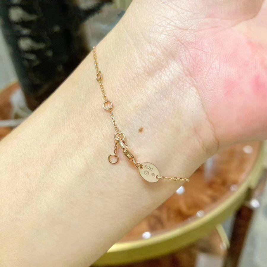 [BLUE TEARS]JEUX DE BRACELET MOP PINK GOLD DIAMONDS