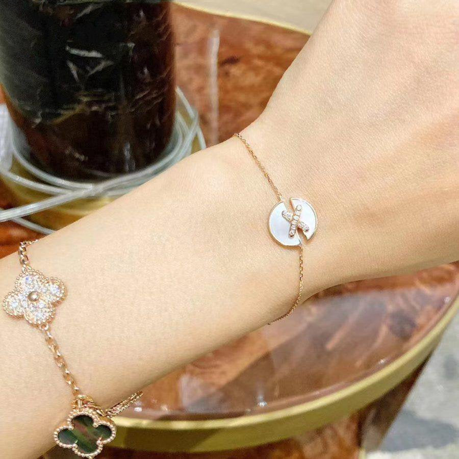 [BLUE TEARS]JEUX DE BRACELET MOP PINK GOLD DIAMONDS