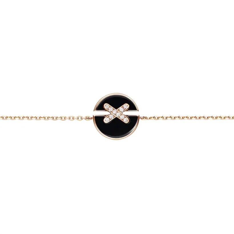 [BLUE TEARS]JEUX DE BRACELET ONYX PINK GOLD DIAMOND