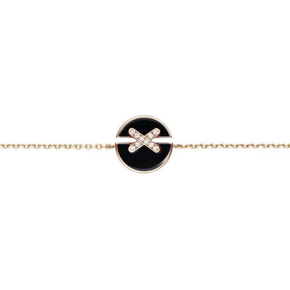 [BLUE TEARS]JEUX DE BRACELET ONYX PINK GOLD DIAMOND