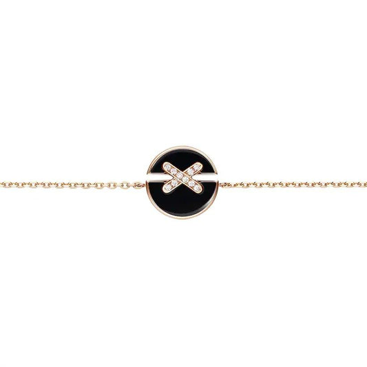 [BLUE TEARS]JEUX DE BRACELET ONYX PINK GOLD DIAMOND