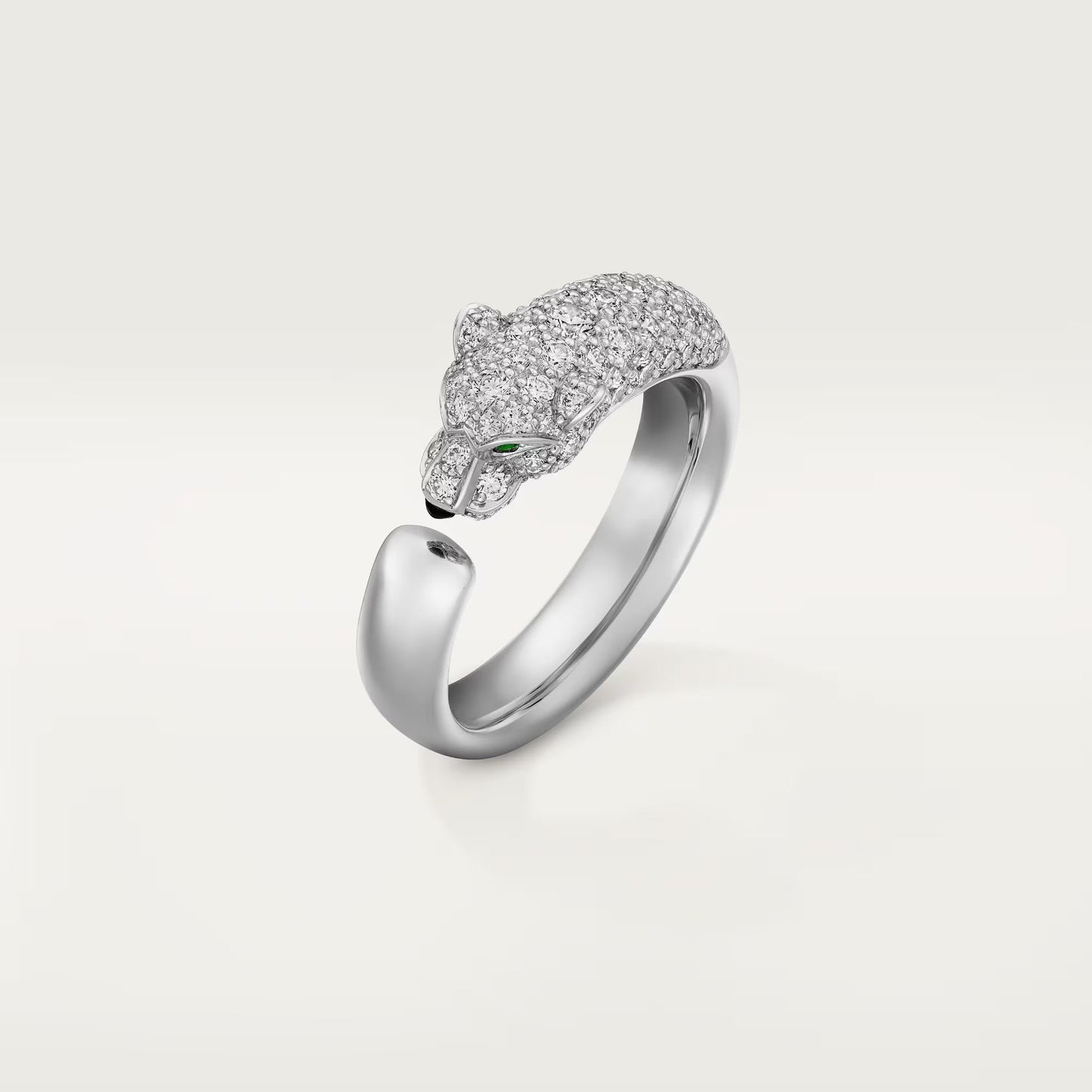 [Blue Tears Jewelry]PANTHERE HALF DIAMOND SMALL RING