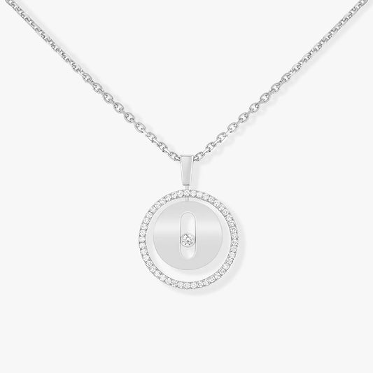 [Blue Tears Jewelry]LUCKY MOVE PM NECKLACE SILVER DIAMOND