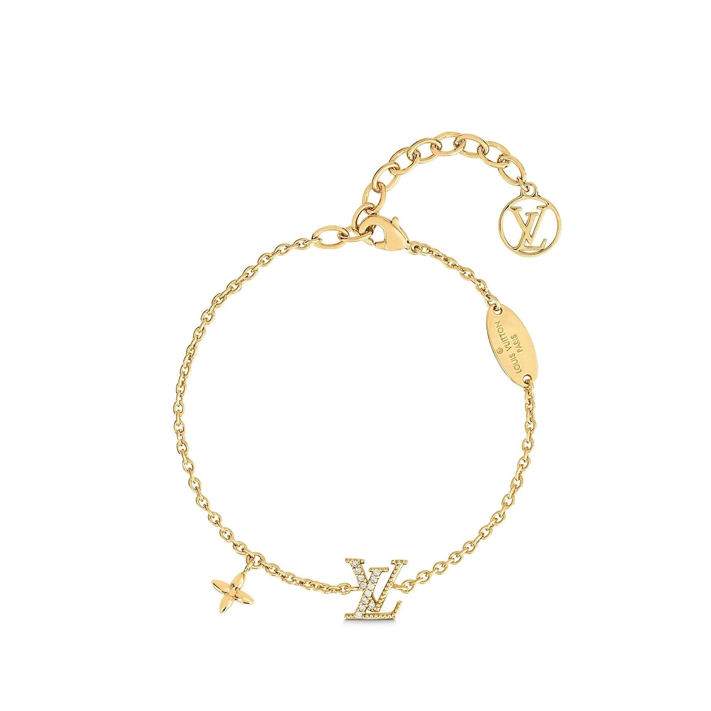 [BLUE TEARS]LOGO STAR MOTIF GOLD BRACELET