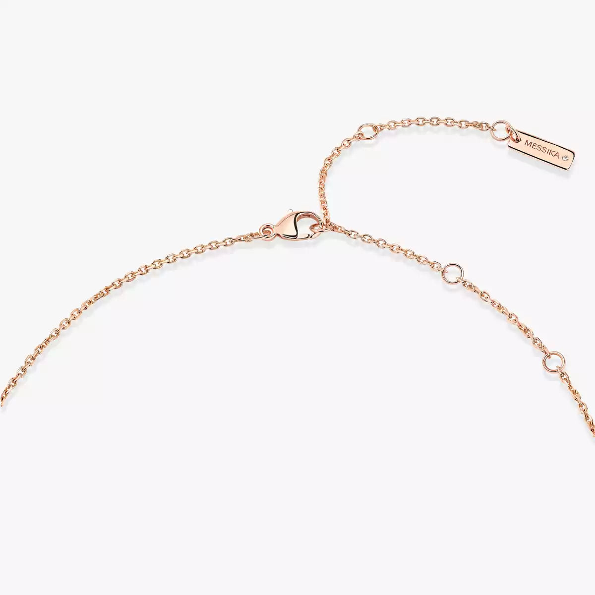 [Blue Tears Jewelry]Lucky Eye Diamond Necklace in Rose Gold and Turquoise