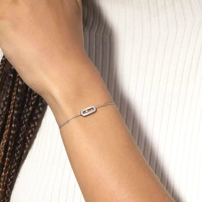 [Blue Tears Jewelry]Move Uno Diamond Bracelet