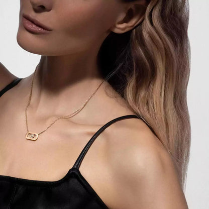 [Blue Tears Jewelry]So Move Diamond Necklace in Gold