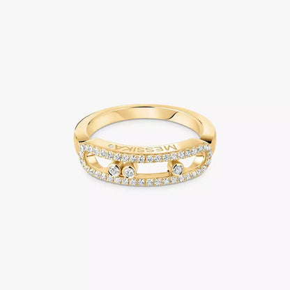 [Blue Tears Jewelry] Baby Move Gold Diamond Pave_ Ring