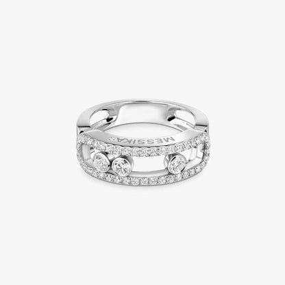 [Blue Tears Jewelry] Move Gold Diamond Pave_ Ring