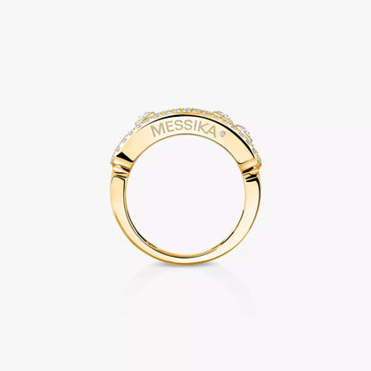 [Blue Tears Jewelry] Move Gold Diamond Pave_ Ring