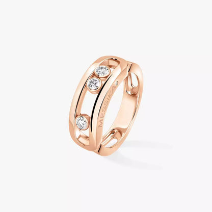 [Blue Tears Jewelry] MoveGold Diamond Ring