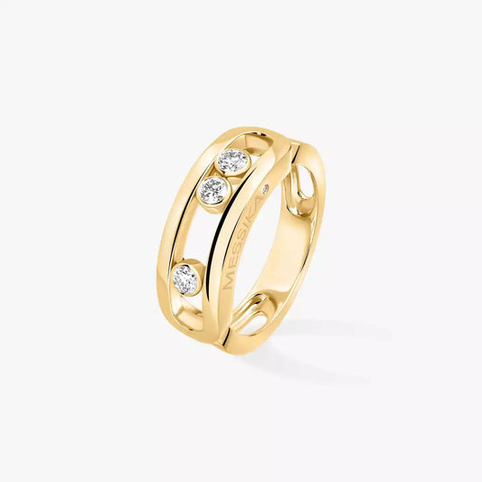 [Blue Tears Jewelry] MoveGold Diamond Ring