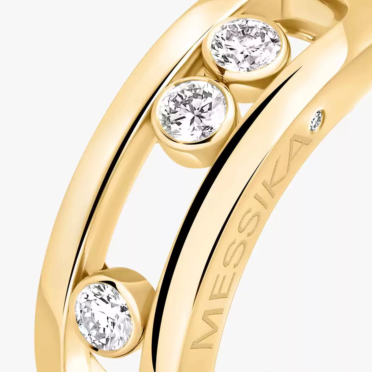 [Blue Tears Jewelry] MoveGold Diamond Ring