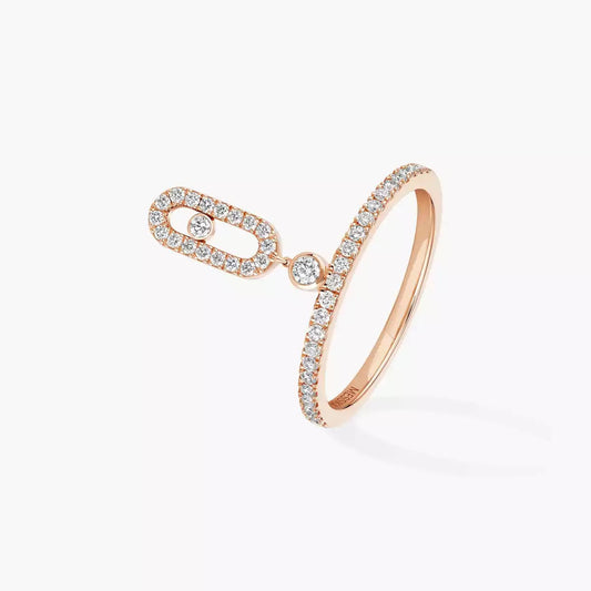 [Blue Tears Jewelry]Move Uno Diamond Ring