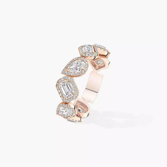 [Blue Tears Jewelry]Diamond Wedding Ring My Twin