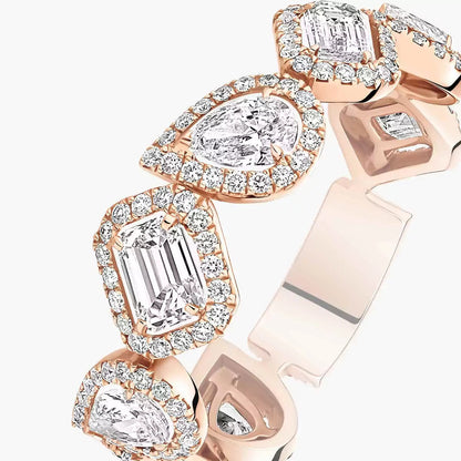 [Blue Tears Jewelry] Diamond Wedding Ring My Twin