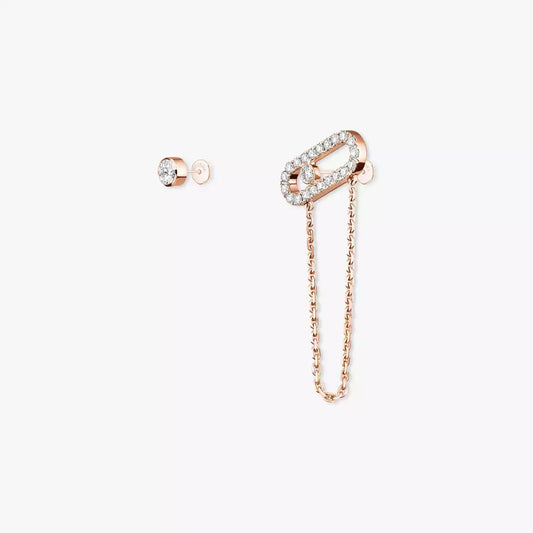 [Blue Tears Jewelry]Move Uno Diamond Earrings