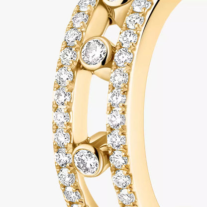 [Blue Tears Jewelry]Diamond Pave_ Hoop Earrings Move