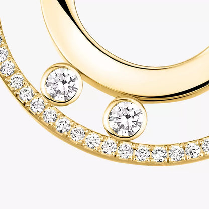 [Blue Tears Jewelry]Move Romane Small Diamond Hoop Earrings