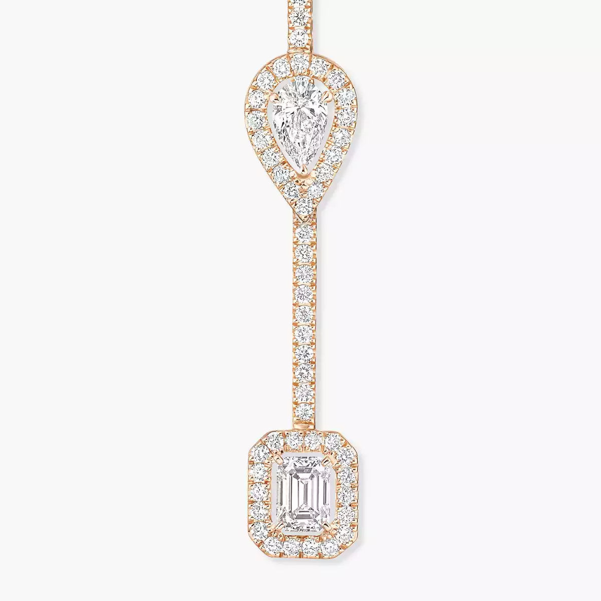 [Blue Tears Jewelry]Diamond Drop Earrings My Twin