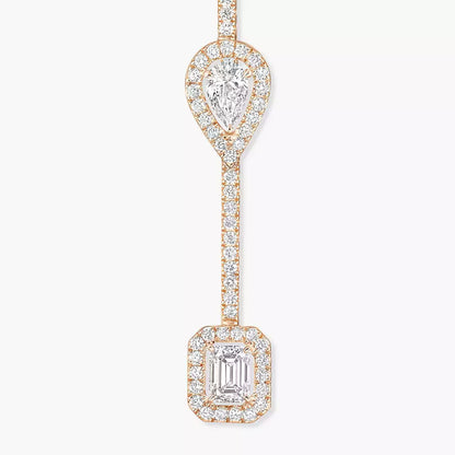 [Blue Tears Jewelry]Diamond Drop Earrings My Twin