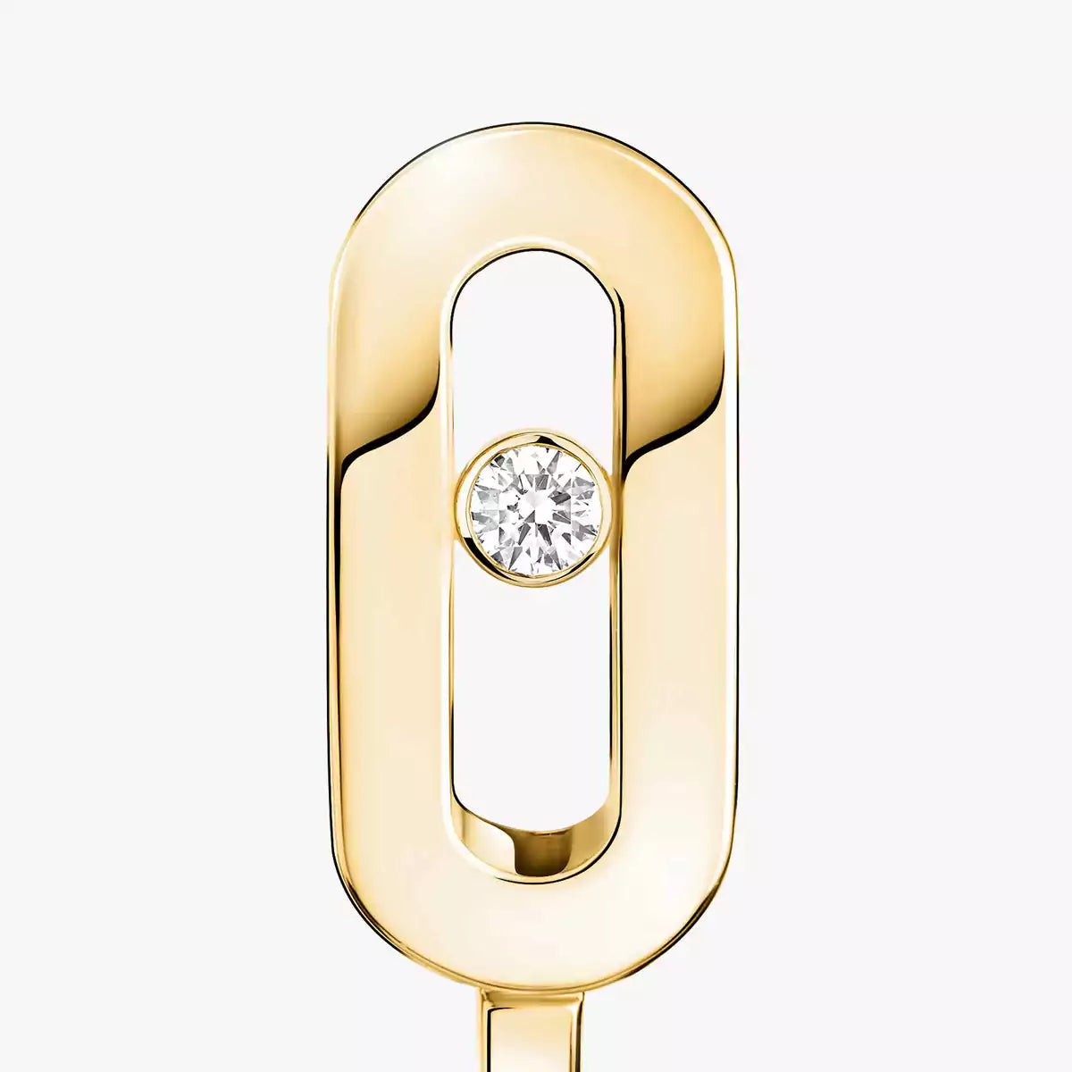 [Blue Tears Jewelry]Diamond Mini Hoop Earrings Move Classique