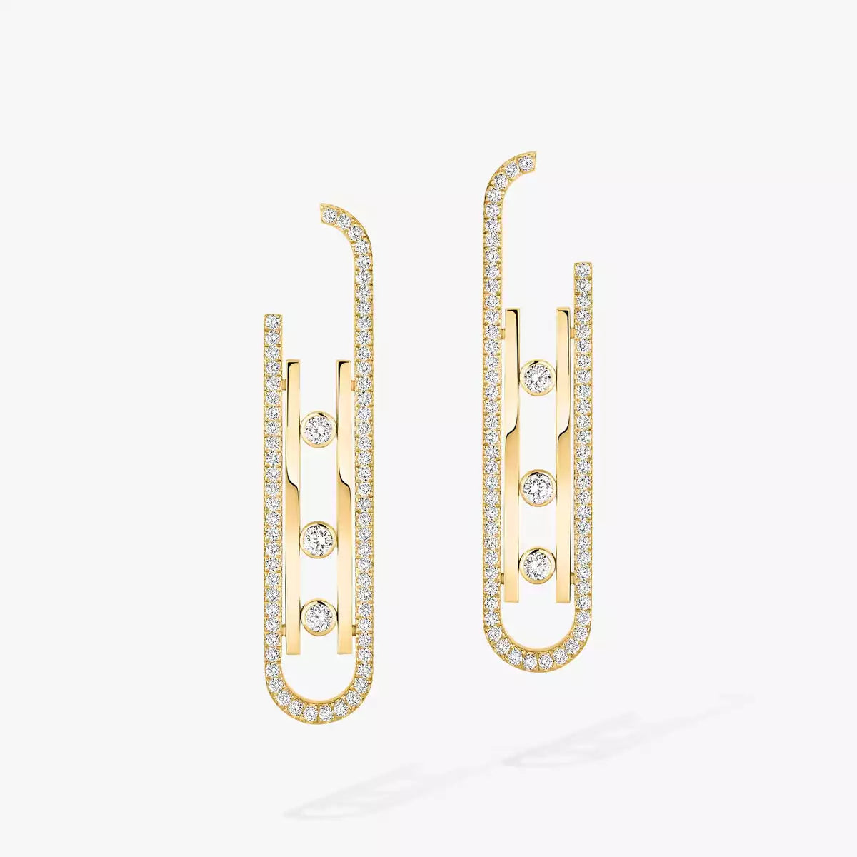 [Blue Tears Jewelry]Diamond Pendant Earrings Move 10Th