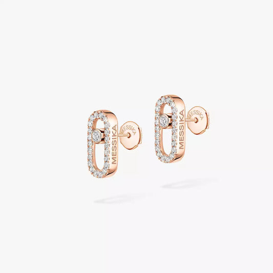 [Blue Tears Jewelry]Move Uno Diamond Earrings