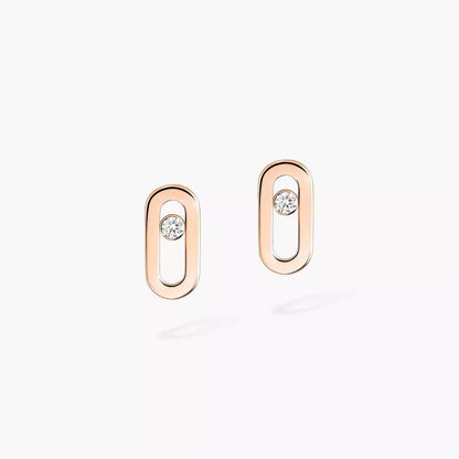 [Blue Tears Jewelry]Move Uno Diamond Stud Earrings