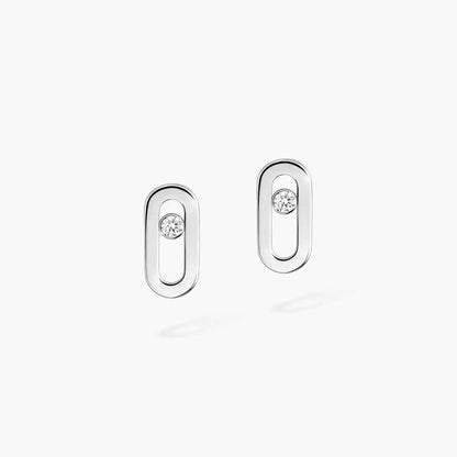 [Blue Tears Jewelry]Move Uno Diamond Stud Earrings