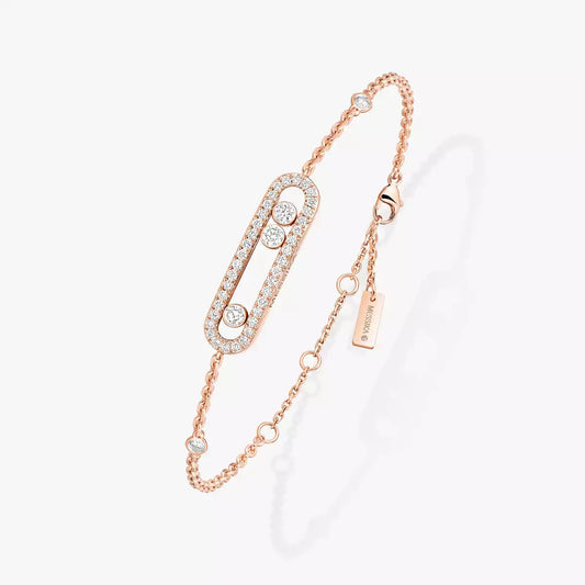 [Blue Tears Jewelry]Pavé Baby Move Diamond Bracelet