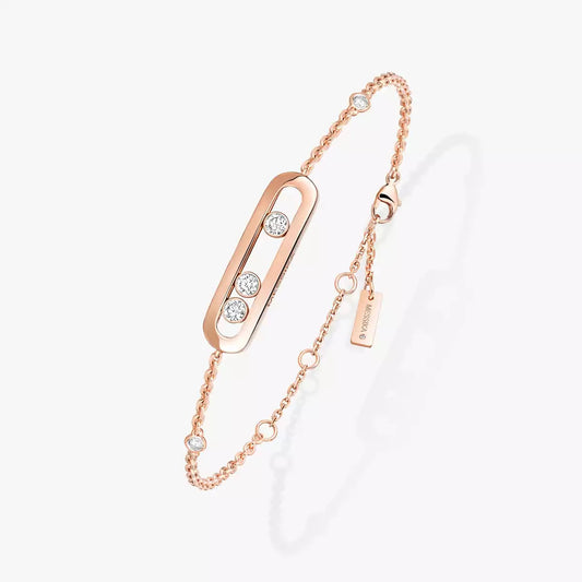 [Blue Tears Jewelry]Baby Move Diamond Bracelet