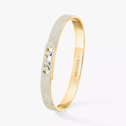 [Blue Tears Jewelry]Move Noa Full Pavé Diamond Bangle Bracelet