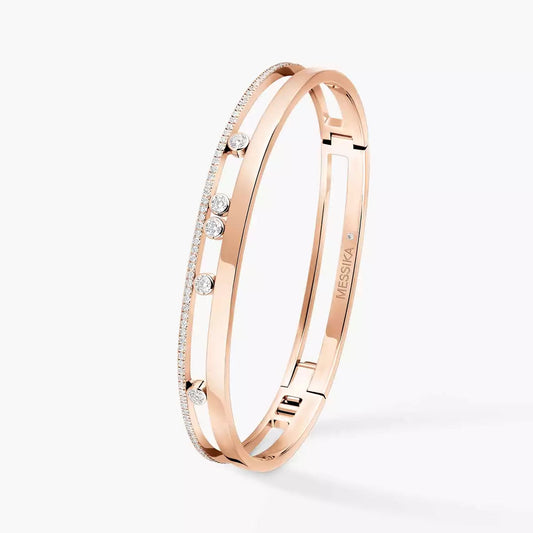 [Blue Tears Jewelry]Move Romane Diamond Bangle Bracelet