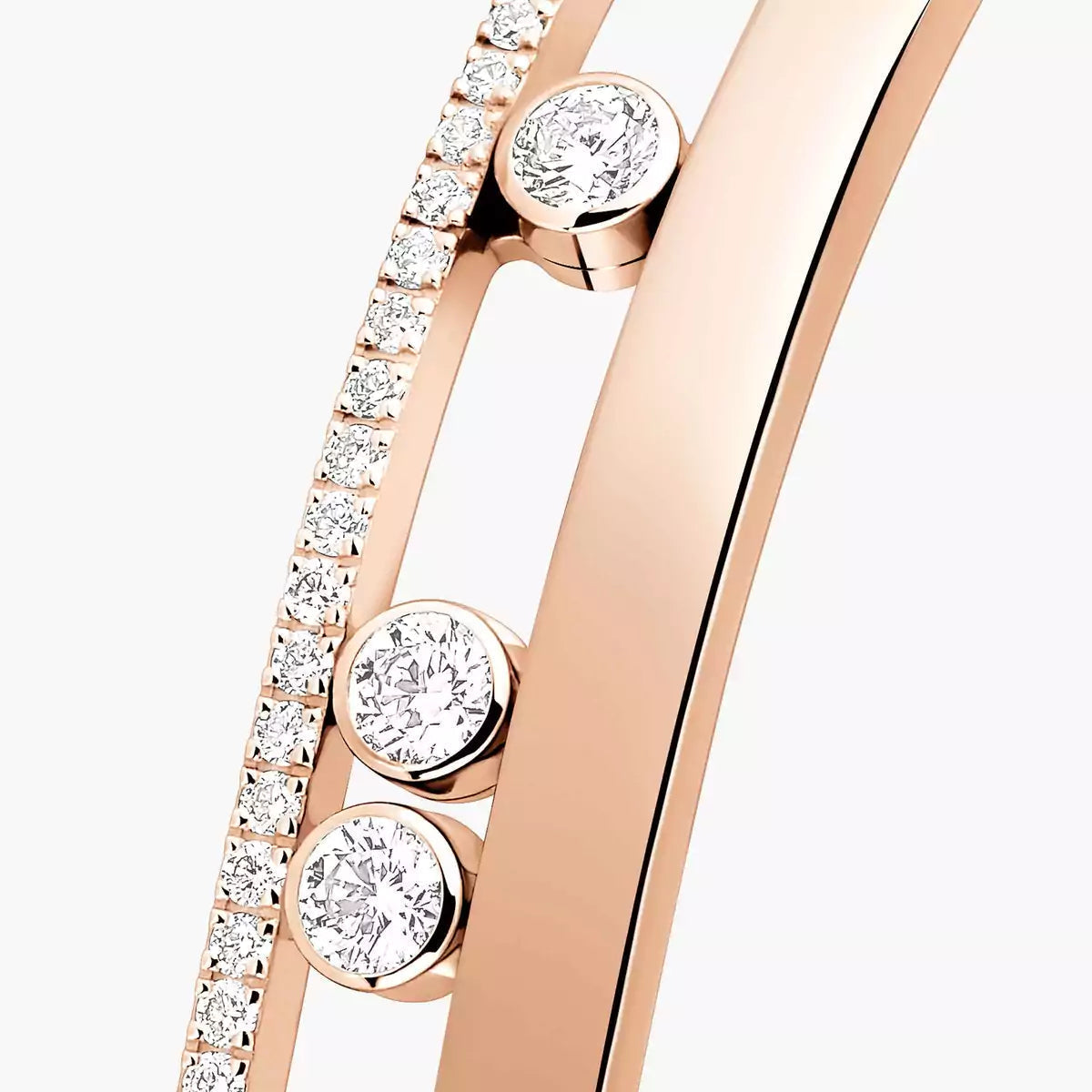 [Blue Tears Jewelry]Move Romane Diamond Bangle Bracelet