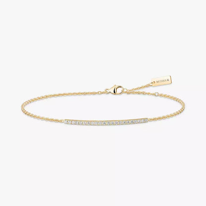 [Blue Tears Jewelry]Diamond Thin Bangle 0.15ct My Twin Toi & Moi