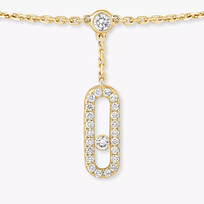 [Blue Tears Jewelry] Move Uno pavé ankle bracelet