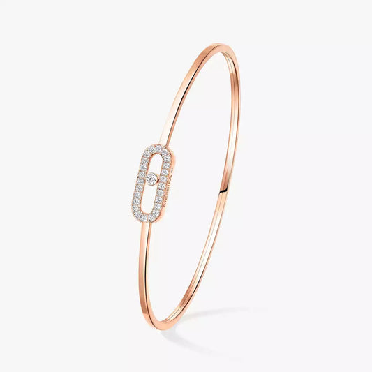 [Blue Tears Jewelry]Move Uno pavé flex bangle medium