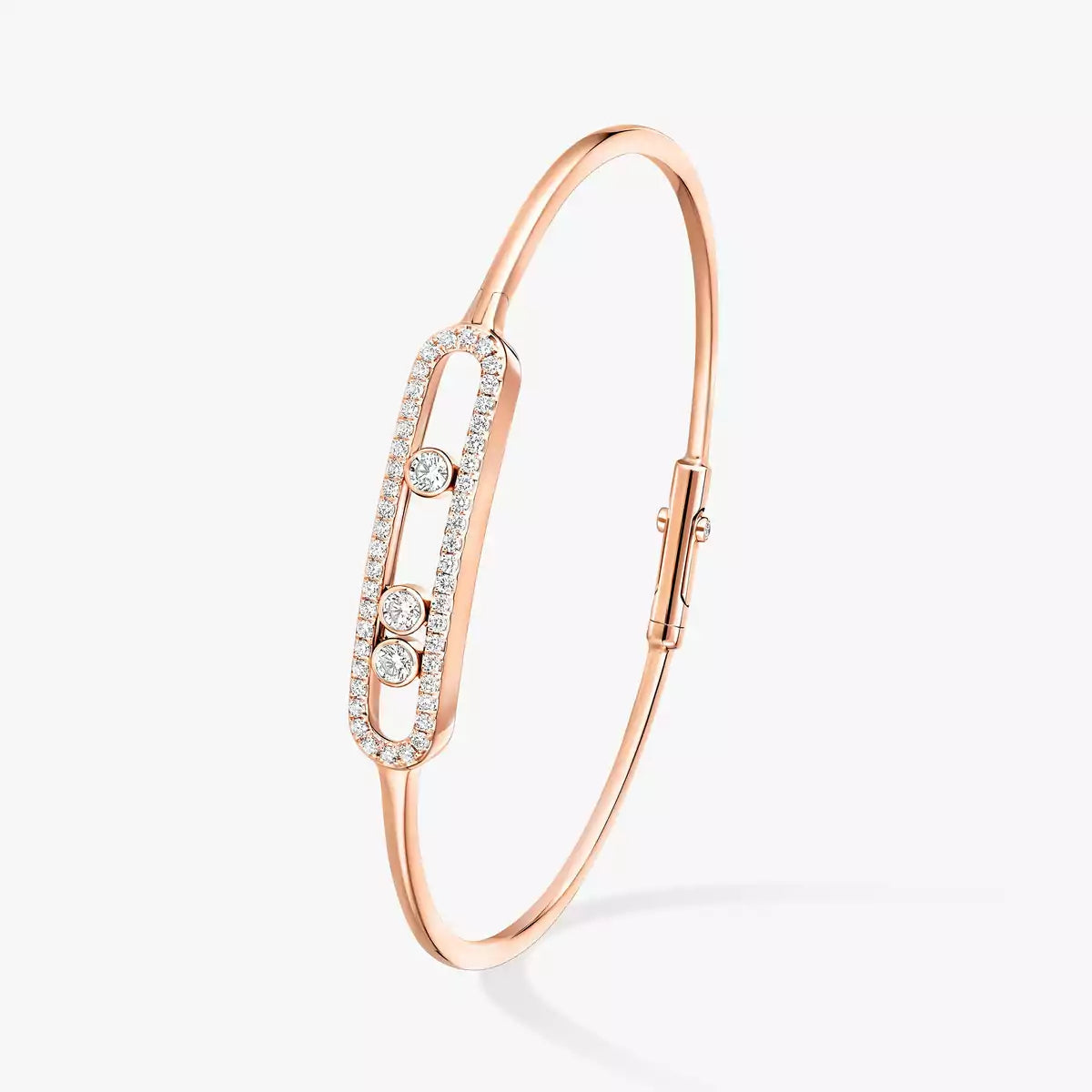 [Blue Tears Jewelry]Move Pavé Diamond Bangle Bracelet M